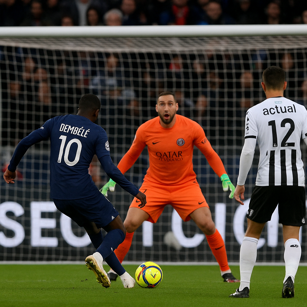 Dembélé Misses From the Spot as Donnarumma Says Goodbye: PSG Grind Past Angers