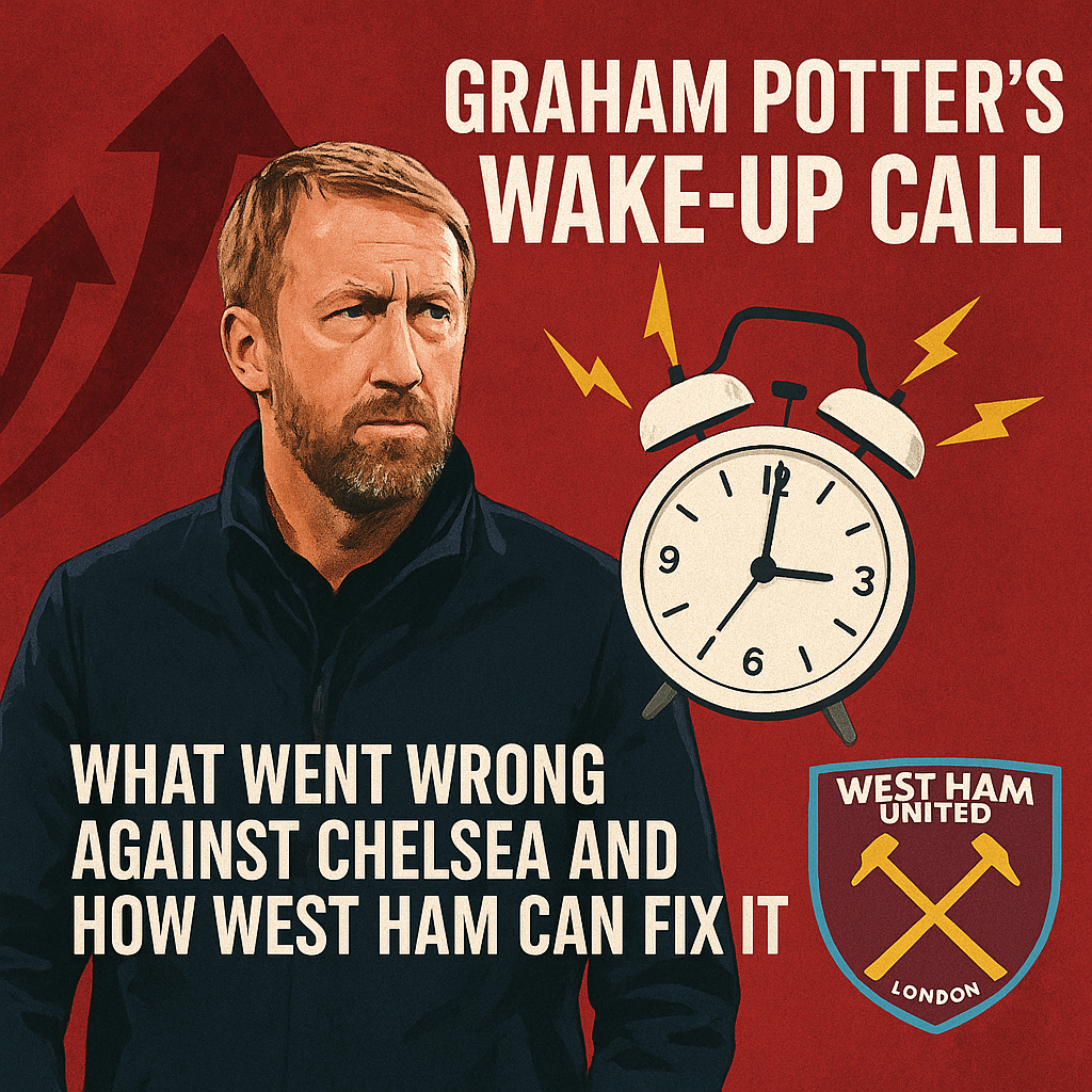 Graham Potter’s Wake-Up Call: What Went Wrong against Chelsea and How West Ham Can Fix It