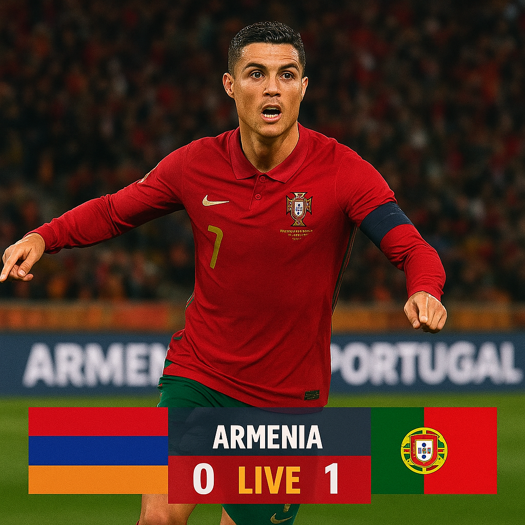 Armenia vs Portugal live: Ronaldo’s brilliance lights up Yerevan as the Selecao surge ahead