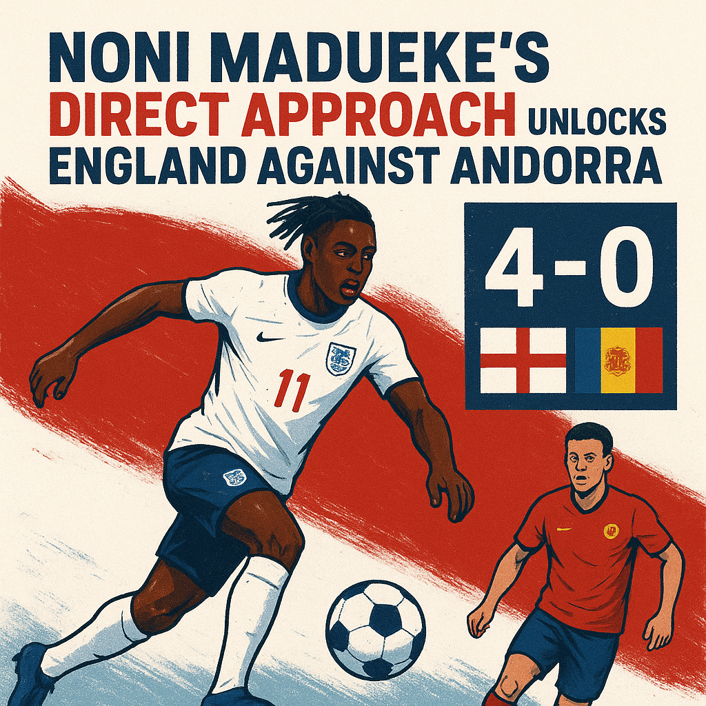 Noni Madueke’s Direct Approach Unlocks England Against Andorra